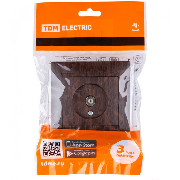 Розетка телевизионная TDM Electric Лама SQ1815-0417