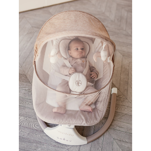 Детский шезлонг Amarobaby Lucky Swing AB23-22LUCKY/03 (бежевый)