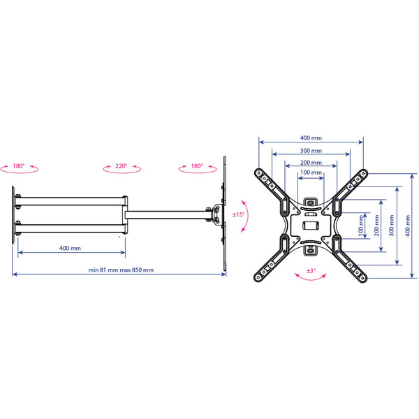 Кронштейн Kromax DIX-25