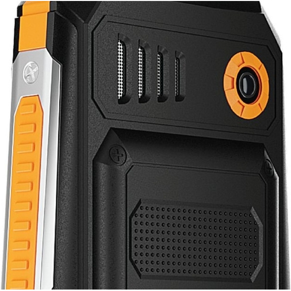 Мобильный телефон Olmio X04 (черный/оранжевый)