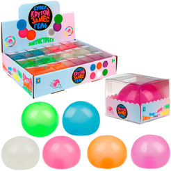 Игрушка 1TOY Жмяка Супергель шар матовый Т24587