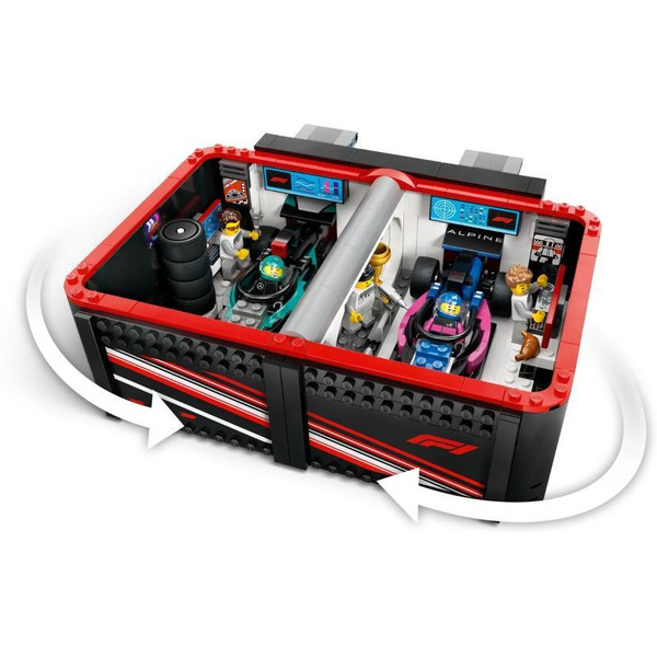 Конструктор LEGO City 60444 Гараж F1 Mercedes-AMG и Alpine