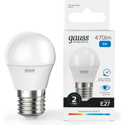 Лампочка Gauss Elementary Globe 53236