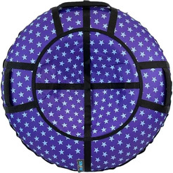 Тюбинг SnowDream Glamour S Звезды Фиолетовые (100см) во9153-2