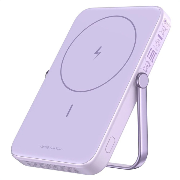 Внешний аккумулятор UGREEN PB571-35606 5000mAh Magnetic Wireless Power Bank Purple