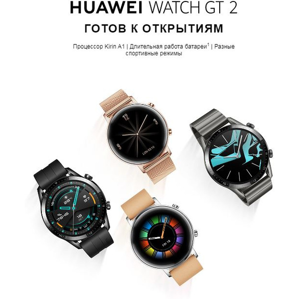 Смарт-часы Huawei Watch GT2 (LTN-B19) матовый черный