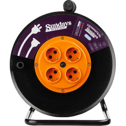Удлинитель на катушке Sundays Electric УКМ04-3506 (30м)