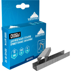 Скобы для мебельных степплеров Vertex Tools 0042-10-10