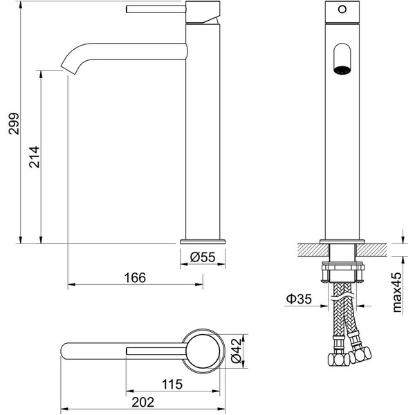 Смеситель Aquatek Европа AQ1304CR