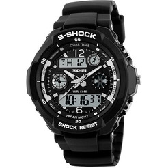 Наручные часы Skmei S-Shock 0931-2 (черный/белый)