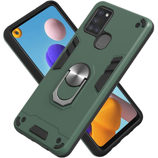 Бампер Bingo Warrior для Samsung Galaxy A21s (зеленый)