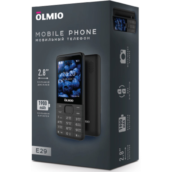 Мобильный телефон Olmio E29 (черный)