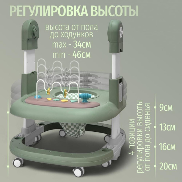 Стульчик для кормления Bubago William BG 193-1 (Зеленый)