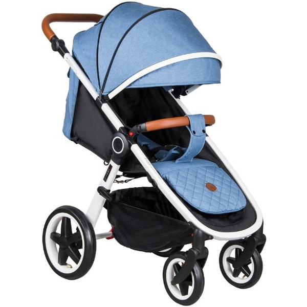 Прогулочная коляска COLETTO Joggy (индиго/белая рама)