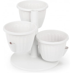 Горшок Альтернатива Каскад М8067 (белый)