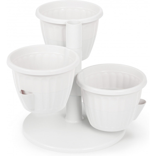 Горшок Альтернатива Каскад М8067 (белый)