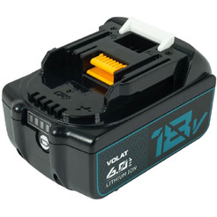 Аккумуляторная батарея VOLAT для Makita 18.0V 6.0AH (Li-ion) MAK-BL1850LED