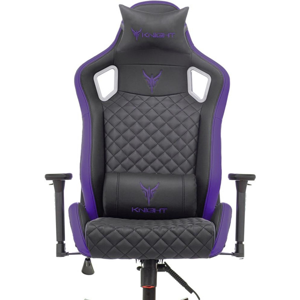 Кресло игровое Knight Outrider (1685571) черный/фиолетовый