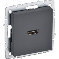 Розетка HDMI IEK Brite РHDMI-0-БрГ