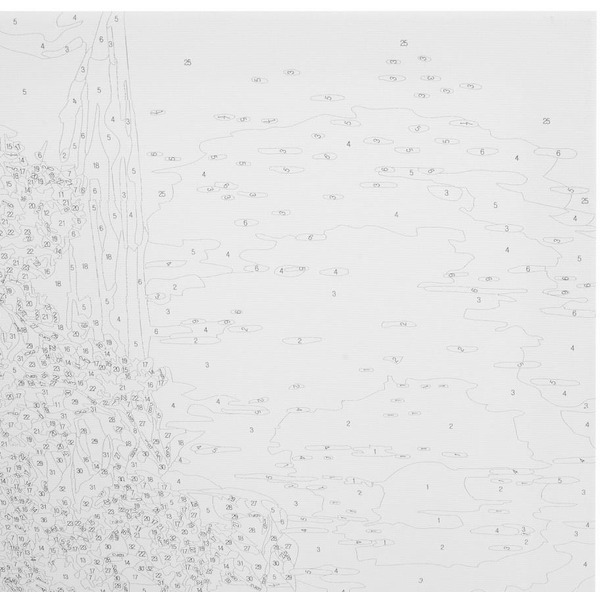 Картина по номерам ОСТРОВ СОКРОВИЩ «Букет сирени» 663276