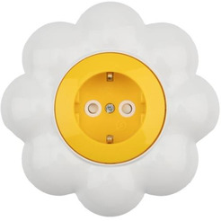 Розетка KRANZ HAPPY Ромашка KR-78-0622
