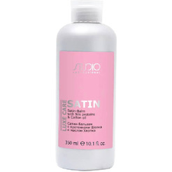 Сатин-бальзам Kapous Studio Professional Luxe Care с протеинами шелка и маслом хлопка, 350 мл