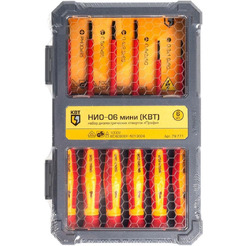 Набор диэлектрических отверток КВТ НИО-06 мини ПРОФИ