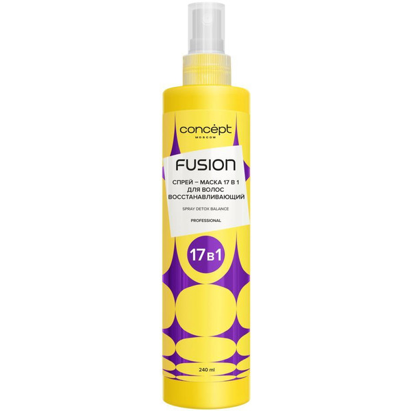 Спрей-маска CONCEPT Fusion 17 в 1 восстанавливающий Detox balance, 240 мл