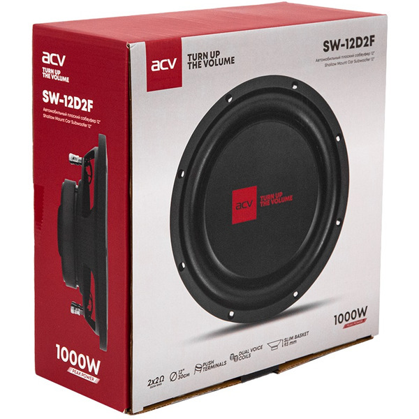 Головка сабвуфера ACV SW-12D2F