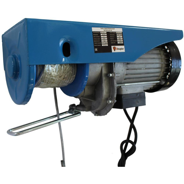 Таль электрическая стационарная Shtapler PA (J) 800/400кг 6/12м 71065433