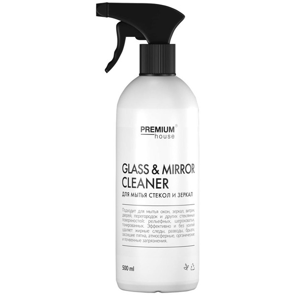 Средство для мытья стекол и зеркал PREMIUM HOUSE (PH) 500мл