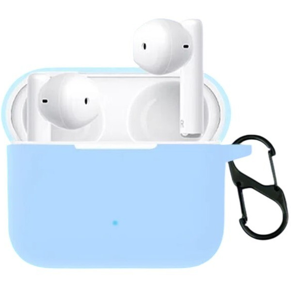 Чехол Bingo Silicone для HONOR Choice Earbuds X2 (голубой)