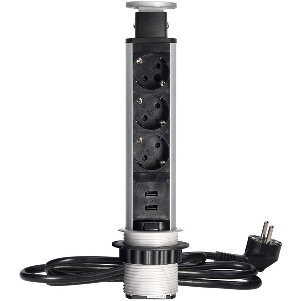 Блок розеточный Orno OR-AE-1349-AL 1,8 м