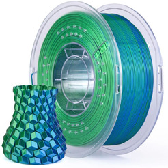 Пластик Elegoo PLA Silk 50.203.0467 (сине-зеленый)