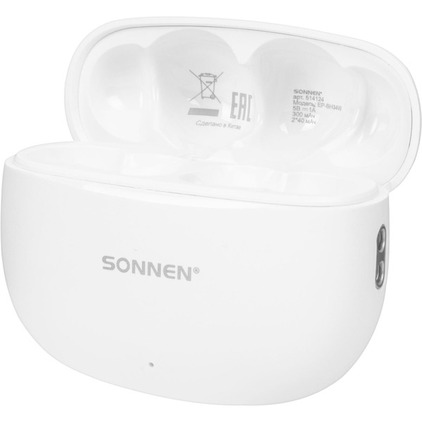 Наушники Sonnen EP-BH34W (белый)