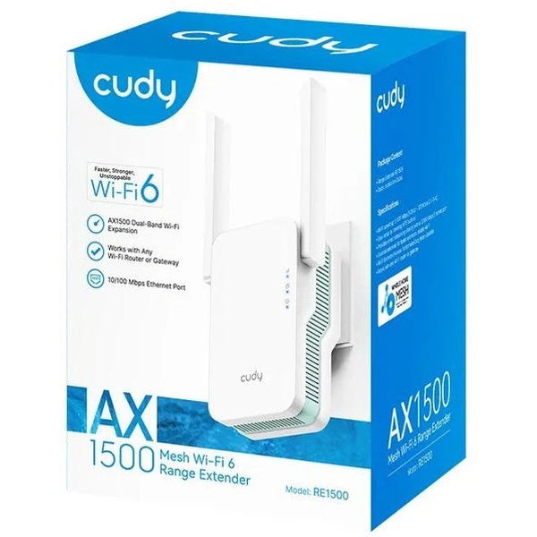 Усилитель Wi-Fi Cudy RE1500 1.0