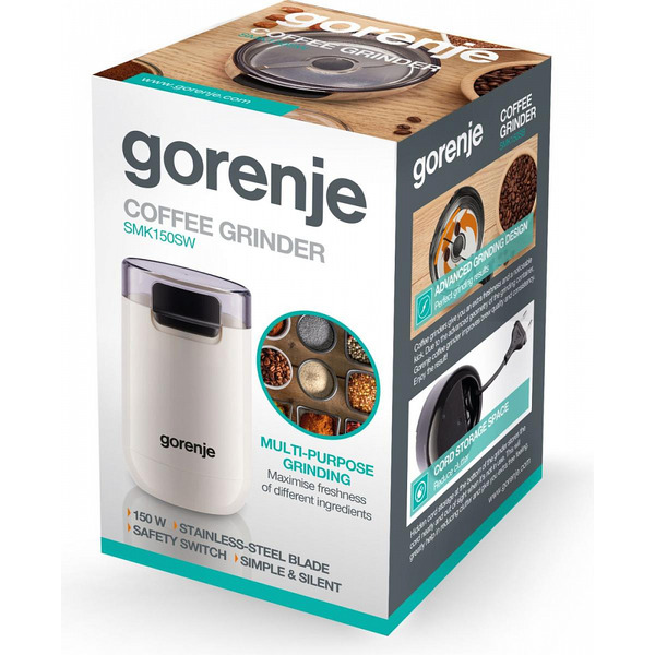 Электрическая кофемолка Gorenje SMK150SW