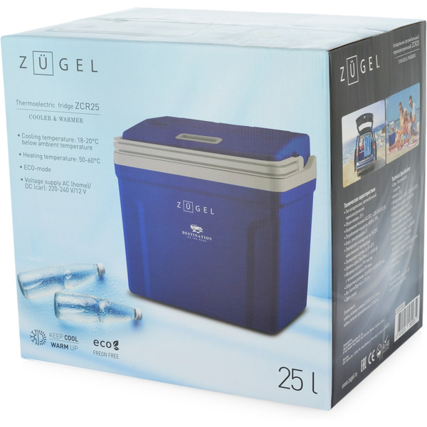 Автохолодильник ZUGEL ZCR25 (синий)