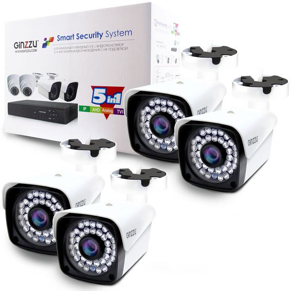 Комплект видеонаблюдения Ginzzu HK-840N