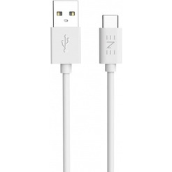 Кабель Atomic 30.257 ENERGEEK-CONNECT TYPE C, 100см, 2,4A, белый