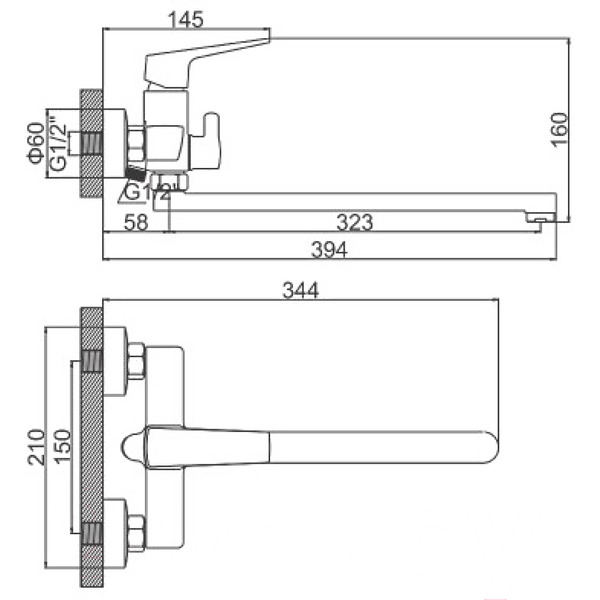 Смеситель Ledeme L2281