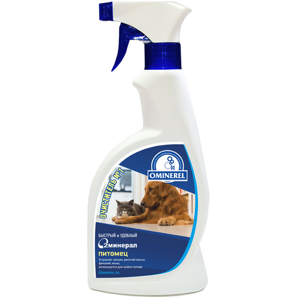 Очиститель О2Минерал Питомец 500мл