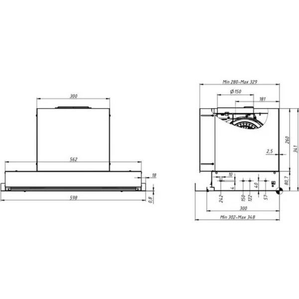 Кухонная вытяжка ELIKOR Sense Glass 60П-1000 SM/белый 229362