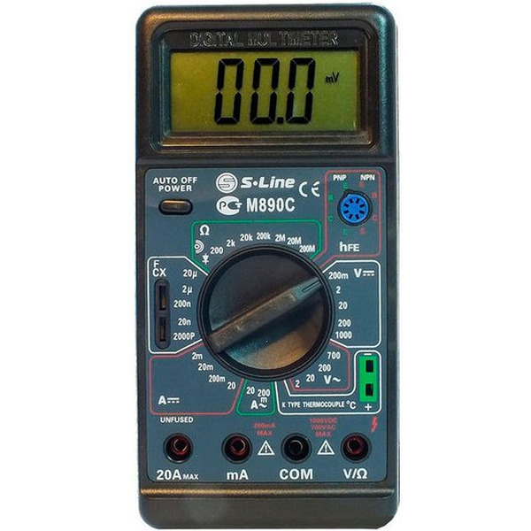 Мультиметр S-line M-890C