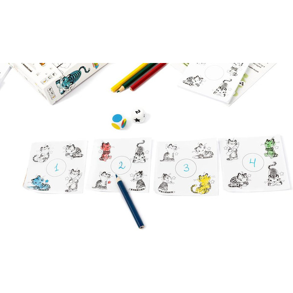 Настольная игра Эврикус Тигрята с карандашами BG-17043