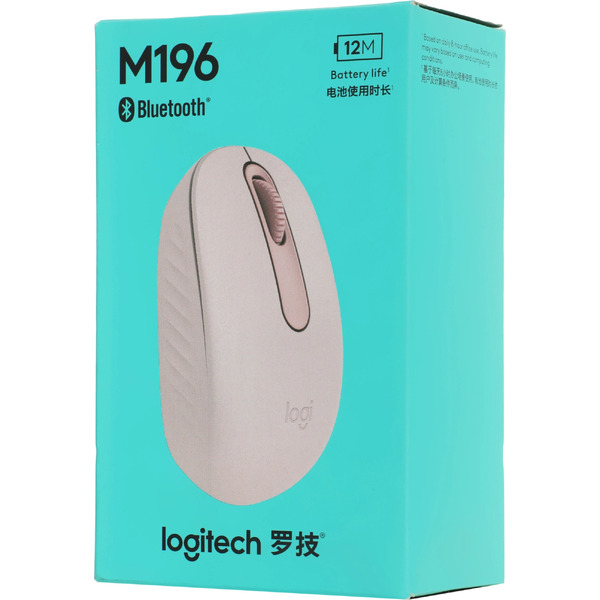 Мышь Logitech M196 (розовый)