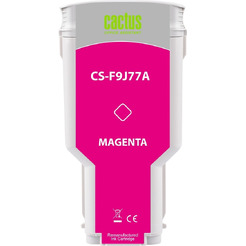 Картридж струйный Cactus CS-F9J77A 727 XXL пурпурный (300мл) для HP DJ T920/T930/T1500/T1530/T2500/T2530