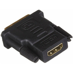Переходник DVI-D-HDMI ExeGate EX-HDMI-DVI-2 (25M/19F, v 1.4b, позолоченные контакты, экран) EX191105RUS