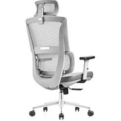 Кресло офисное SITUP APHRODITE A GREY chrome (сетка Grey / Grey)