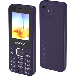 Мобильный телефон Maxvi K29 + ЗУ WC-112 (фиолетовый)